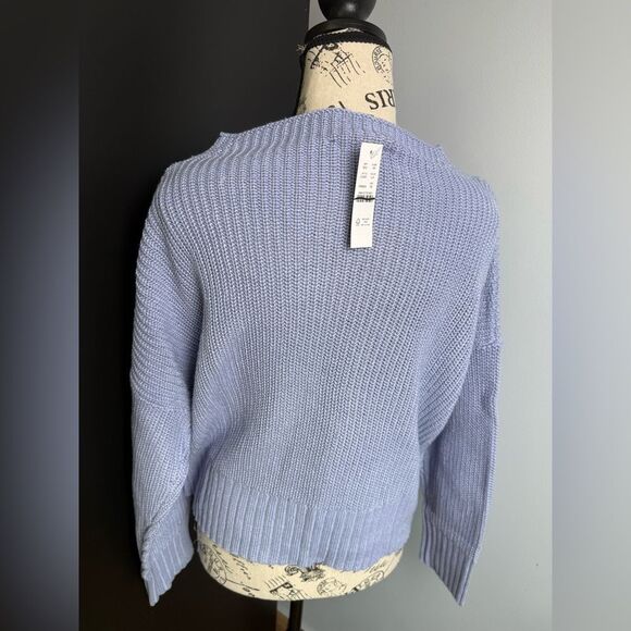 J.Crew Ribbed funnelneck sweater in linen-cotton blend NWT Size XS - Picture 5 of 9